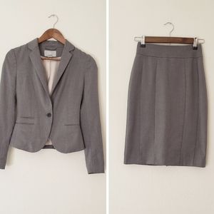 H&M lined Skirt Suit